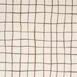 Schumacher Painterly Windowpane Brown Fabric - Eade's Wallpaper