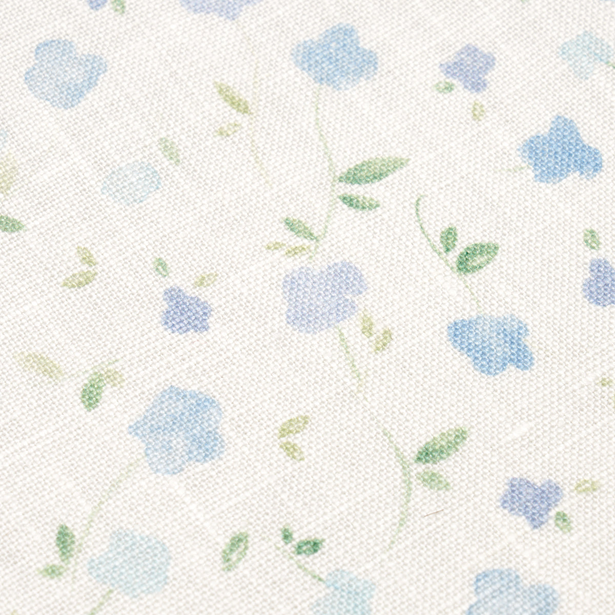 Schumacher Bloomwind Performance Linen Blue Fabric