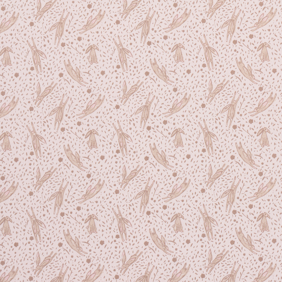 Schumacher Rabbit High Performance Print Blush Fabric - Eade's Wallpaper