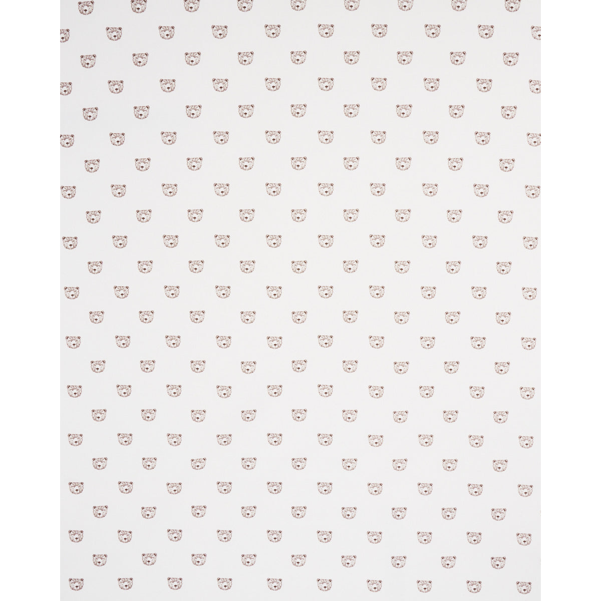 Schumacher Bear High Performance Print Ivory Fabric