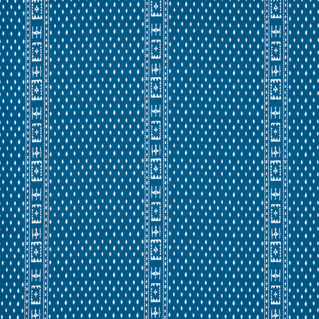 Schumacher Indah Batik Indigo Fabric