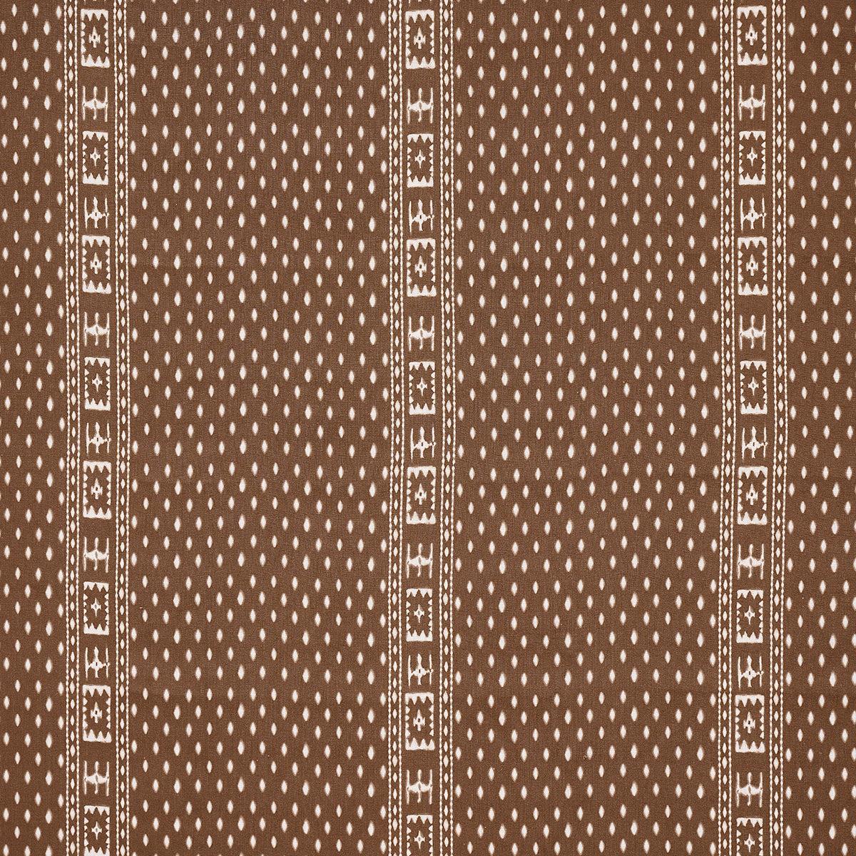 Schumacher Indah Batik Sepia Fabric