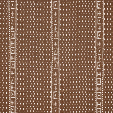 Schumacher Indah Batik Sepia Fabric