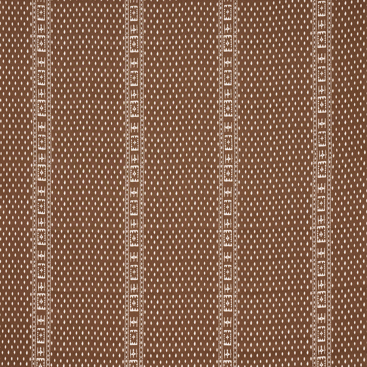 Schumacher Indah Batik Sepia Fabric