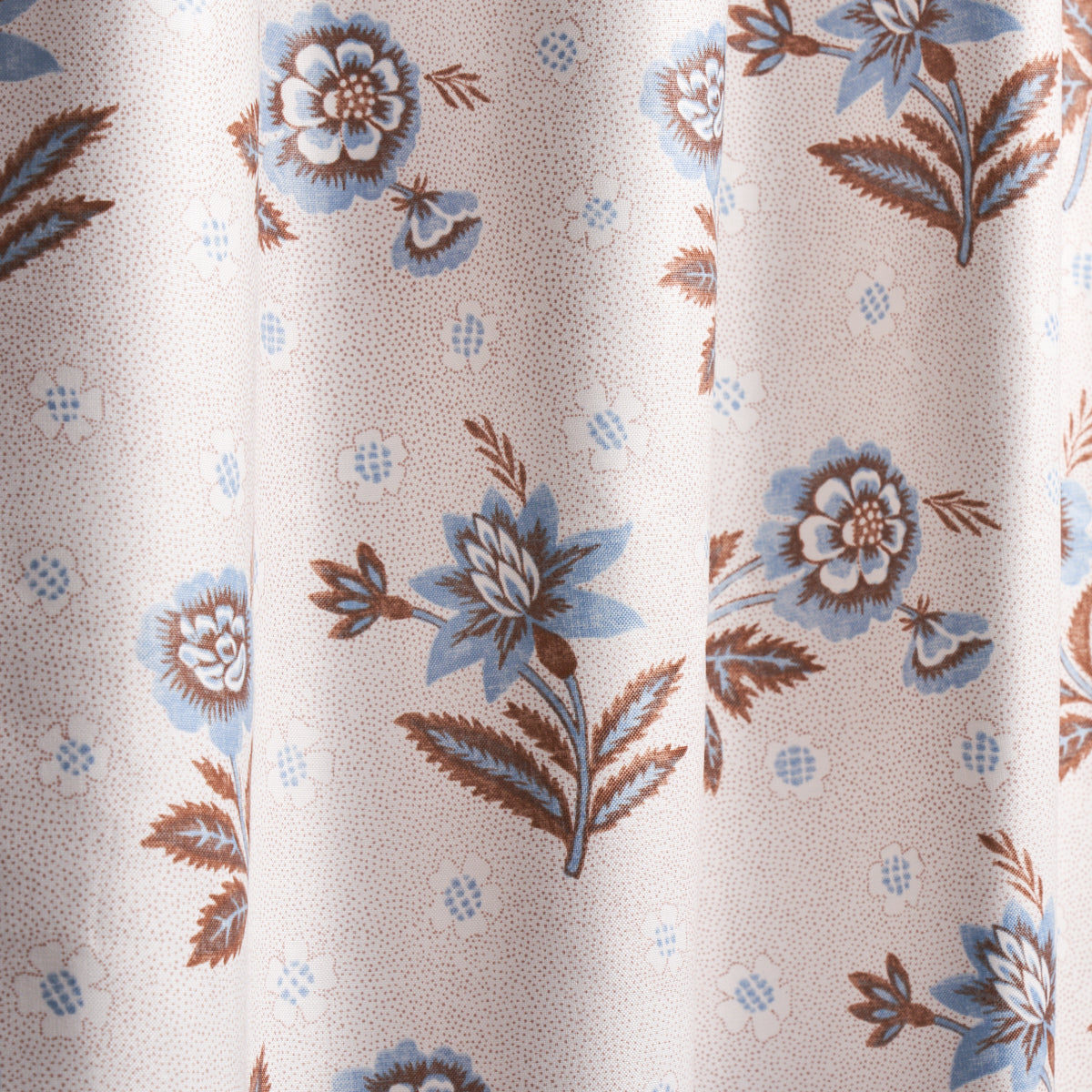 Schumacher Colline Delft & Sepia Fabric