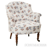 Schumacher Colline Delft & Sepia Fabric