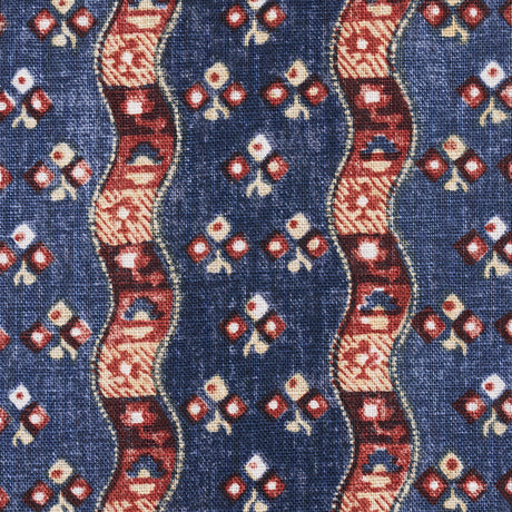 Schumacher Ottilie Stripe Document Fabric - Eade's Wallpaper