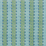 Schumacher Ottilie Stripe Green Fabric - Eade's Wallpaper