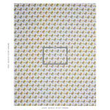 Schumacher Basile Trellis Yellow & Blue Fabric