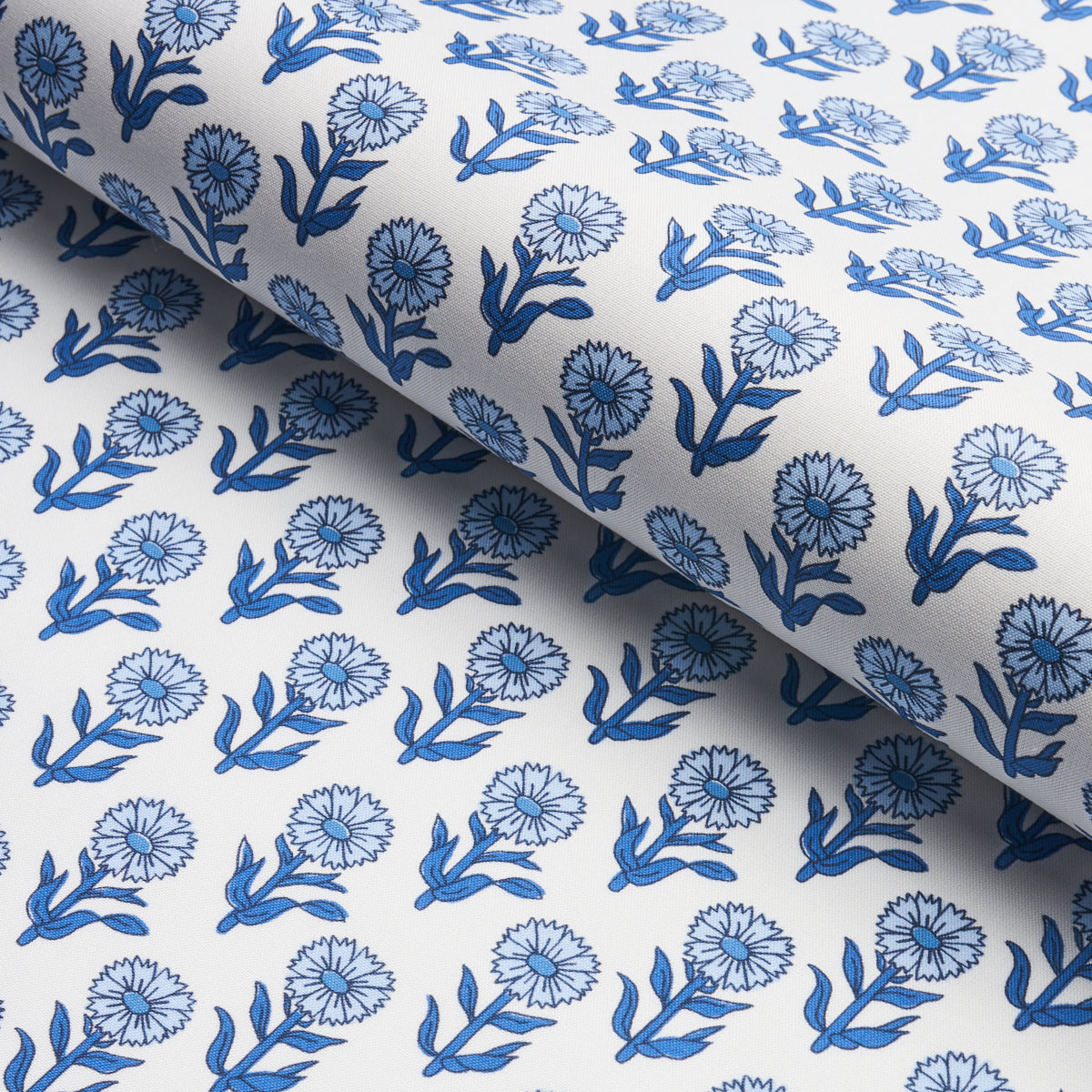 Schumacher Adeline Porcelain Fabric