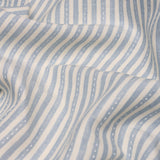 Schumacher 180590 MATHIS TICKING STRIPE in SKY Fabric - NEW 