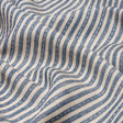 Schumacher 180593 MATHIS TICKING STRIPE in INDIGO Fabric - A