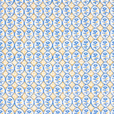 Schumacher Josiane Floral Yellow & Blue Fabric