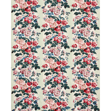 Schumacher Margaret Ruth Document Fabric - Eade's Wallpaper