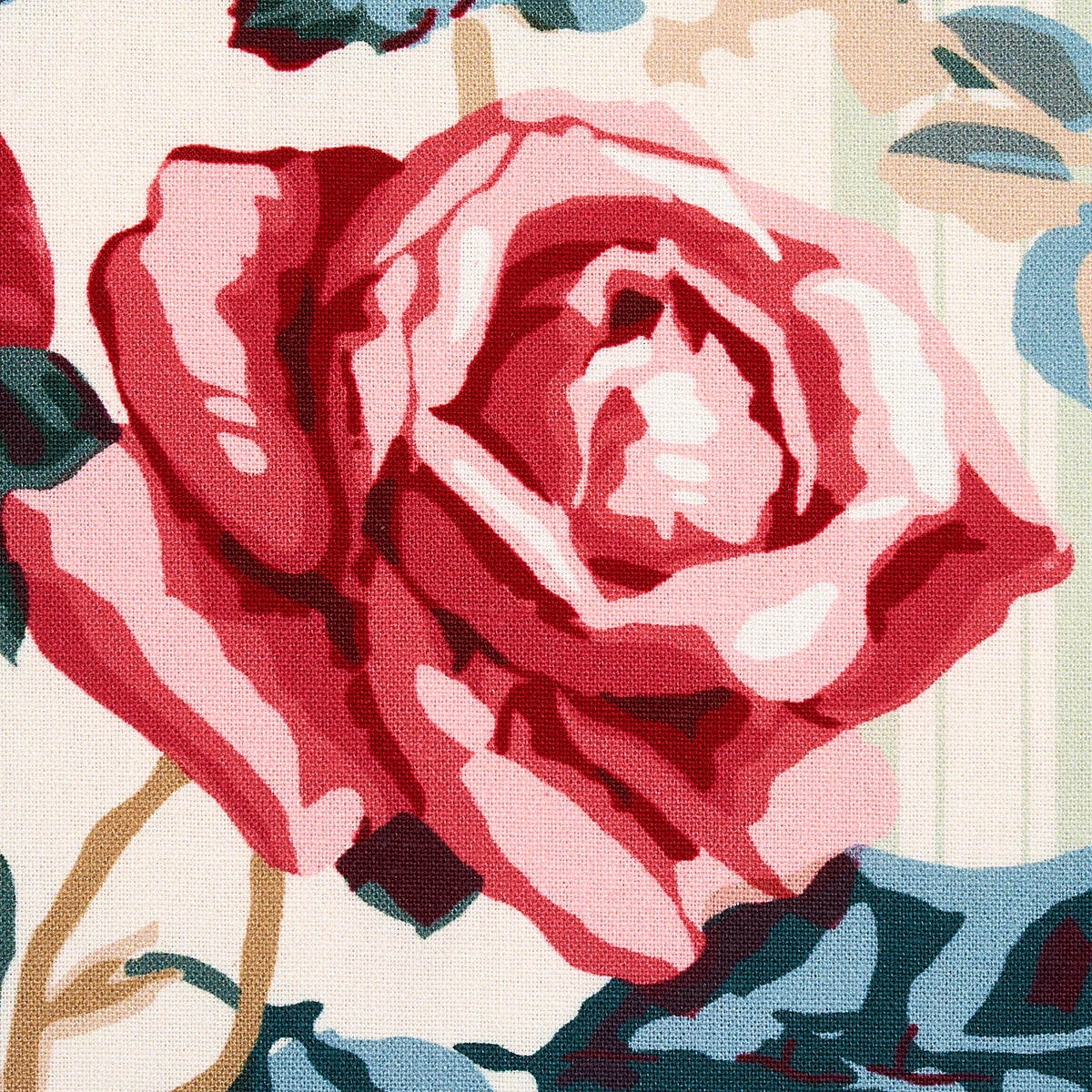 Schumacher Margaret Ruth Document Fabric - Eade's Wallpaper