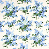 Schumacher Proust'S Lilacs Blue Fabric - Eade's Wallpaper