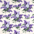 Schumacher Proust'S Lilacs Purple Fabric - Eade's Wallpaper