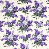 Schumacher Proust'S Lilacs Purple Fabric - Eade's Wallpaper