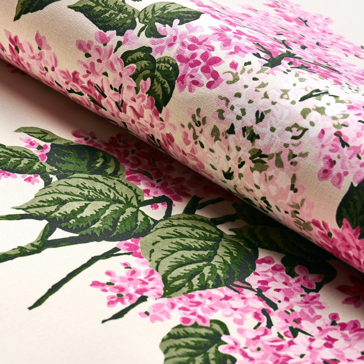 Schumacher Proust'S Lilacs Pink Fabric - Eade's Wallpaper