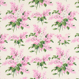 Schumacher Proust'S Lilacs Pink Fabric - Eade's Wallpaper