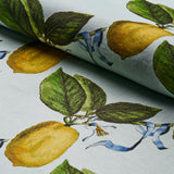 Schumacher Le Citron Sky Fabric - Eade's Wallpaper