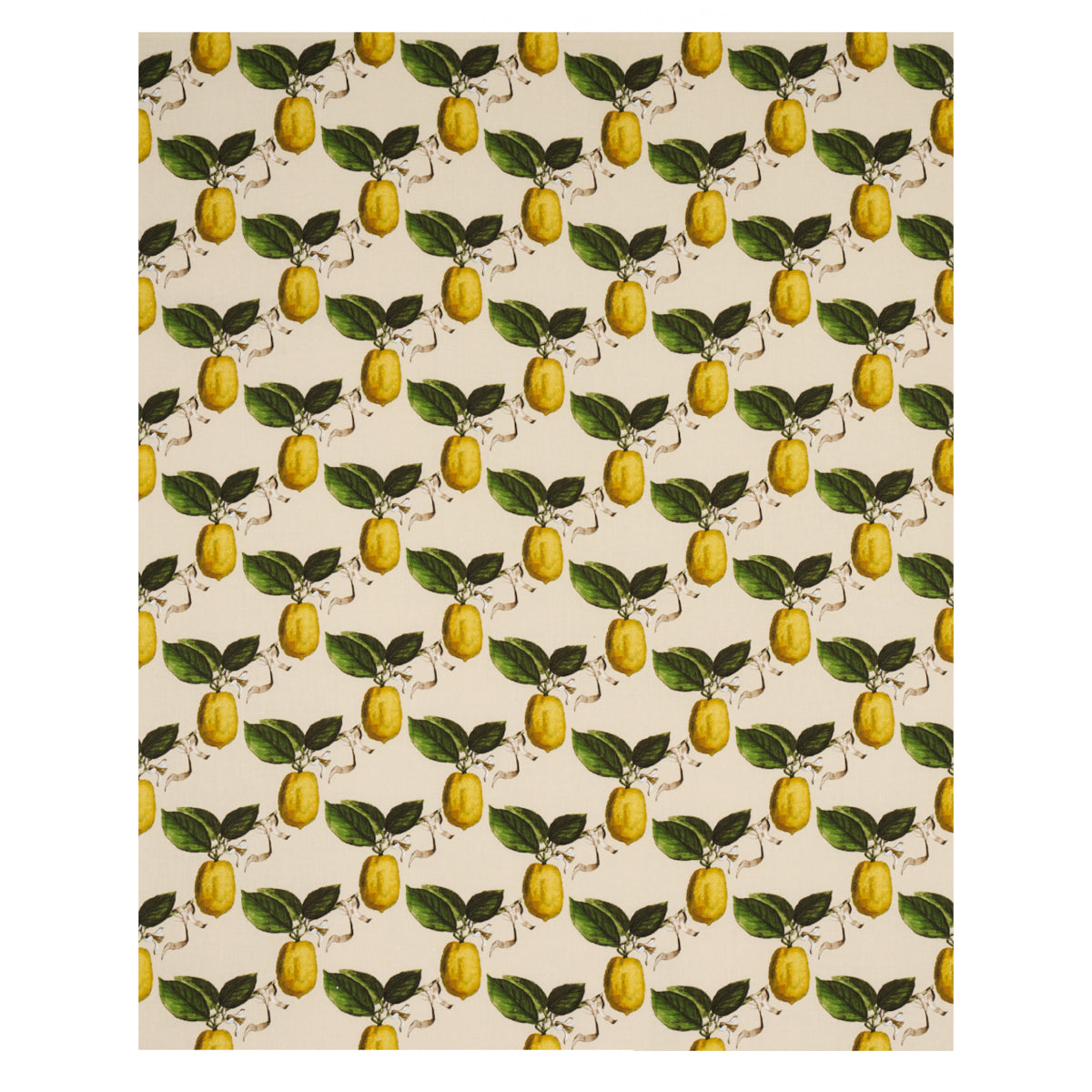 Schumacher Le Citron Natural Fabric - Eade's Wallpaper