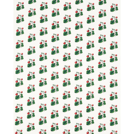 Schumacher Strawberry Hill White Fabric - Eade's Wallpaper