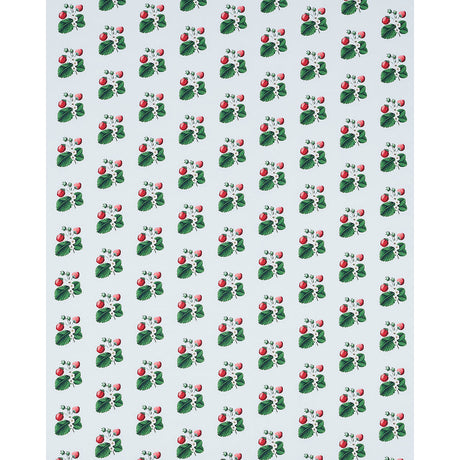 Schumacher Strawberry Hill Sky Fabric - Eade's Wallpaper