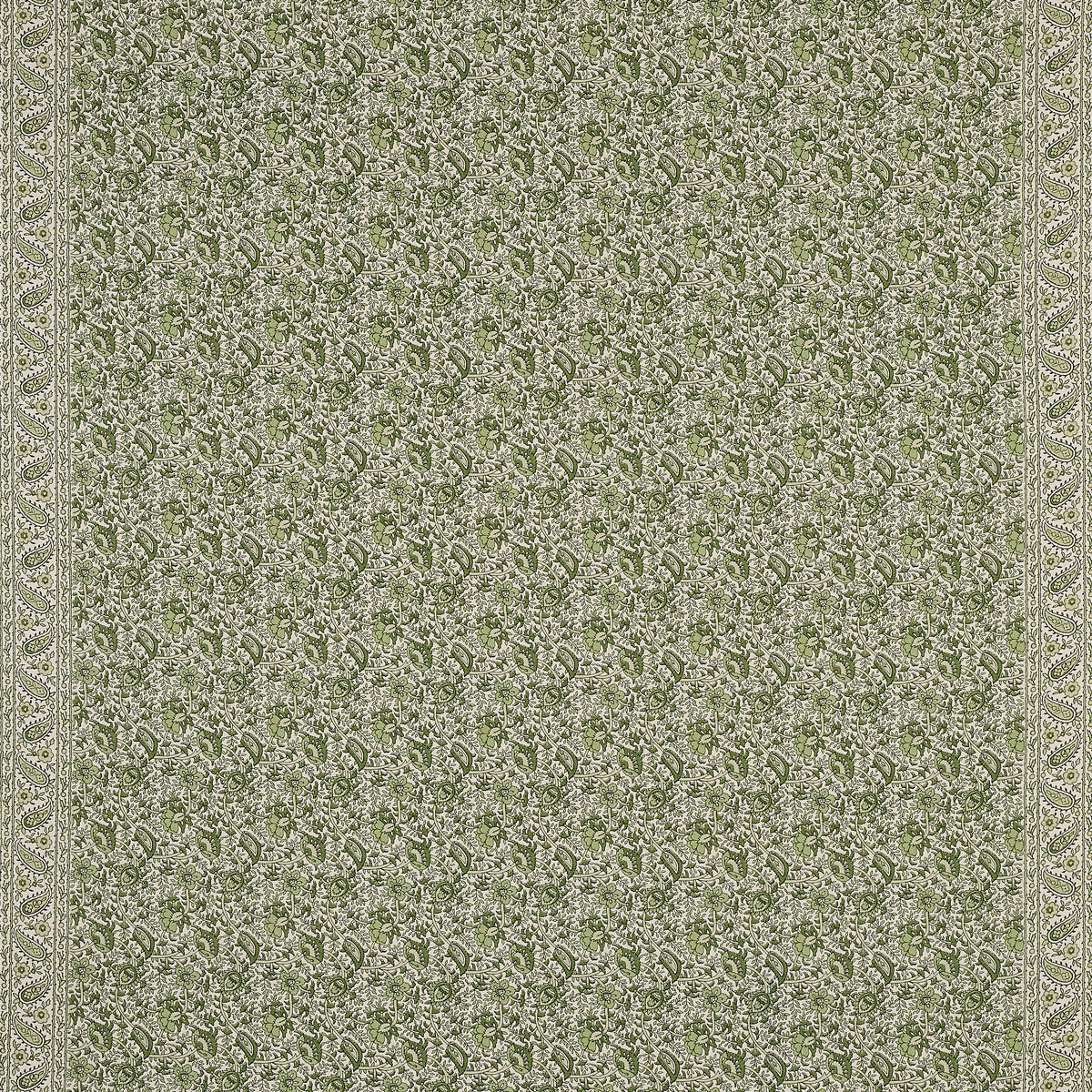 Schumacher Daisy Indoor/Outdoor Leaf Green Fabric