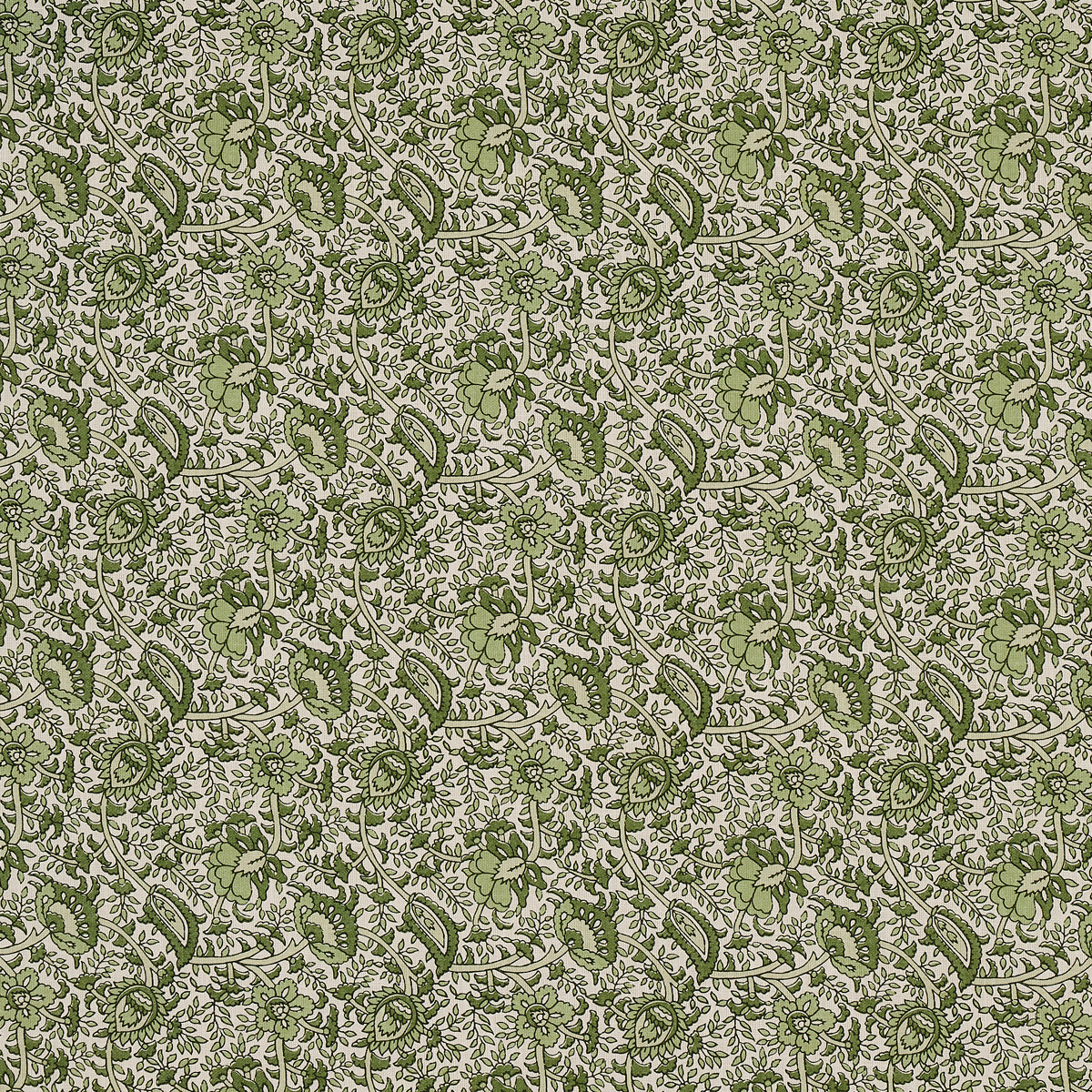 Schumacher Daisy Indoor/Outdoor Leaf Green Fabric