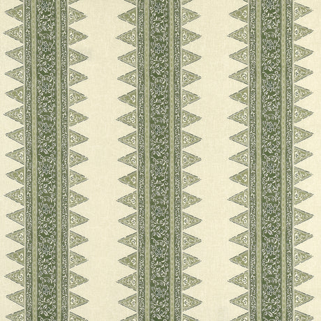 Schumacher Foxglove Indoor/Outdoor Leaf Green Fabric