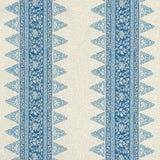 Schumacher Foxglove Indoor/Outdoor Indigo Fabric