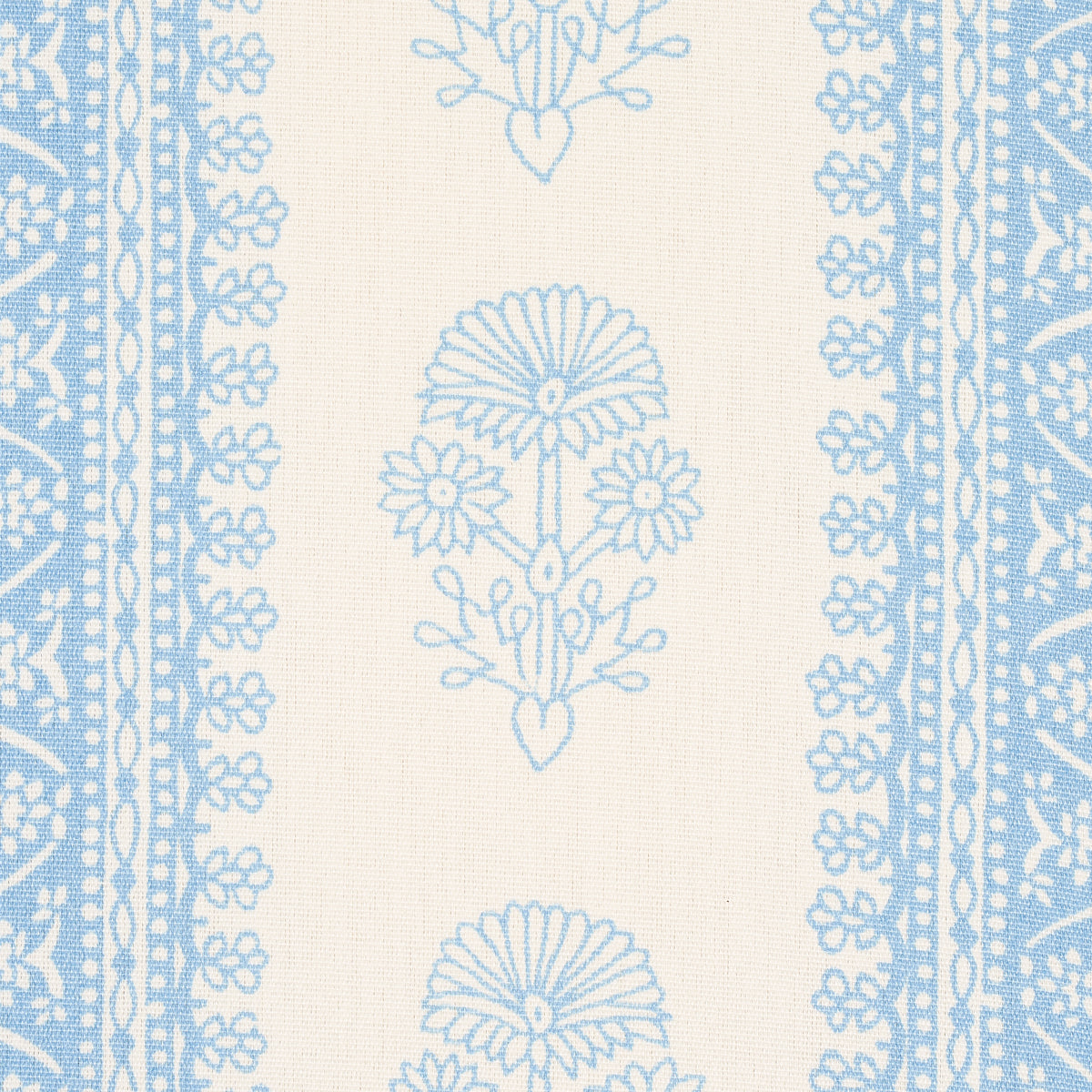 Schumacher Hyacinth Indoor/Outdoor China Blue Fabric