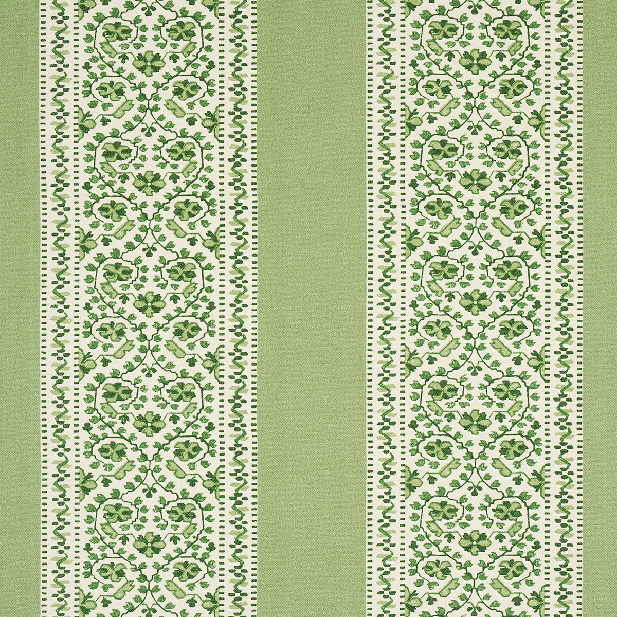 Schumacher Jasmine Indoor/Outdoor Leaf Green Fabric