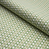 Schumacher Posy Indoor/Outdoor Leaf Green Fabric - Eade's Wallpaper