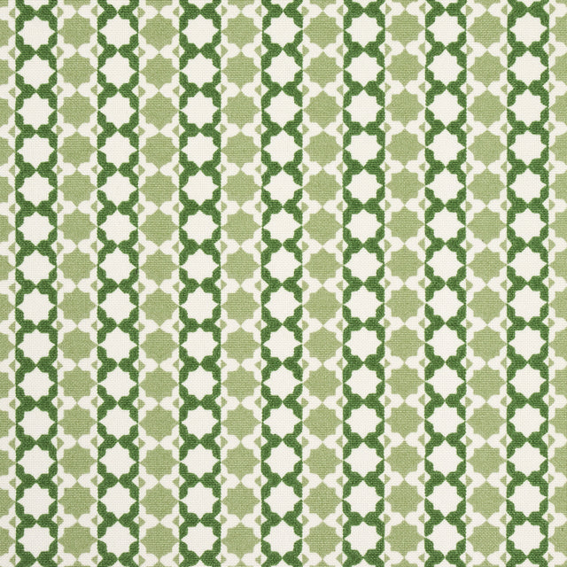 Schumacher Posy Indoor/Outdoor Leaf Green Fabric - Eade's Wallpaper