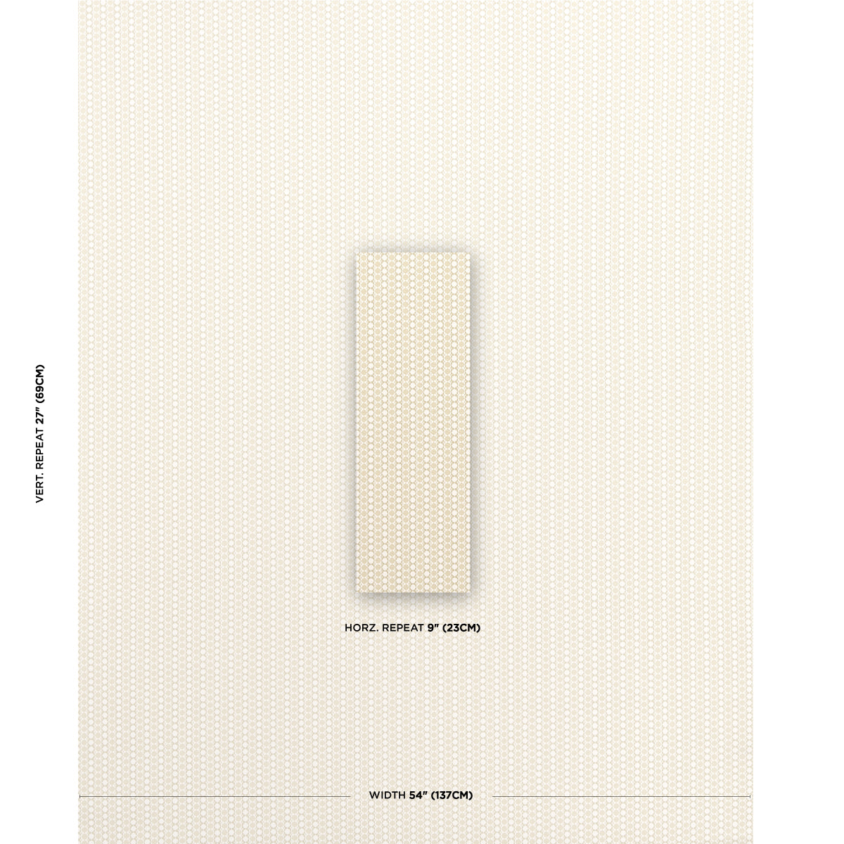 Schumacher Posy Indoor/Outdoor Neutral Fabric - Eade's Wallpaper