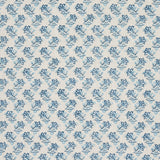 Schumacher Oleander Indoor/Outdoor Indigo Fabric - Eade's Wallpaper