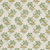 Schumacher Oleander Indoor/Outdoor Leaf Green Fabric - Eade's Wallpaper