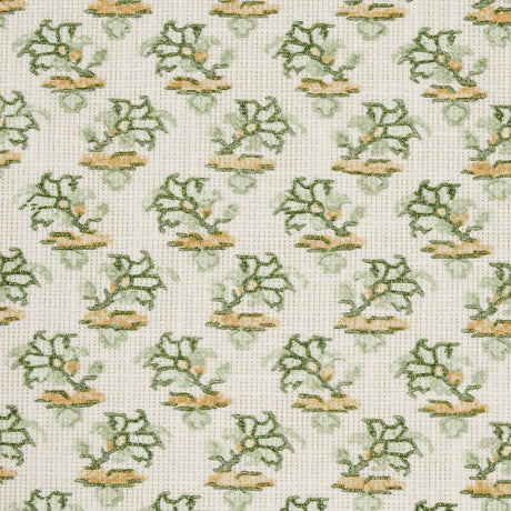 Schumacher Oleander Indoor/Outdoor Leaf Green Fabric - Eade's Wallpaper