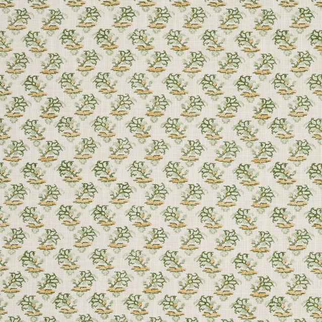 Schumacher Oleander Indoor/Outdoor Leaf Green Fabric - Eade's Wallpaper