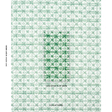 Schumacher Portail Francais Indoor/Outdoor Emerald Fabric - Eade's Wallpaper