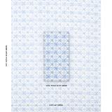 Schumacher Portail Francais Indoor/Outdoor Sky Fabric - Eade's Wallpaper