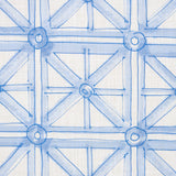 Schumacher Portail Francais Indoor/Outdoor Sky Fabric - Eade's Wallpaper
