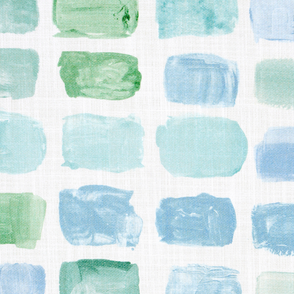 Schumacher Palette Indoor/Outdoor Seaglass Fabric - Eade's Wallpaper