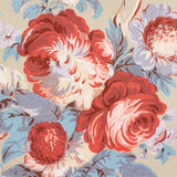 Schumacher Queenies Floral Chintz Chelsea Garden Fabric - Eade's Wallpaper