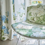 Schumacher Summer Hydrangea Celadon Fabric - Eade's Wallpaper