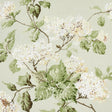 Schumacher Summer Hydrangea Celadon Fabric - Eade's Wallpaper