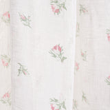 Schumacher Margie Floral Sheer Rose Fabric - Eade's Wallpaper