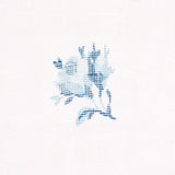Schumacher Margie Floral Sheer Soft Blue Fabric - Eade's Wallpaper